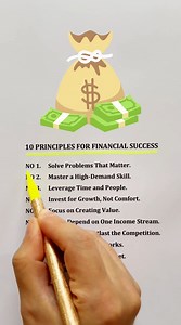 20K views · 242 reactions | 10 PRINCIPLES FOR FINANCIAL SUCCESS #success #mindset #FinancialSuccess | Dream To Success | Facebook