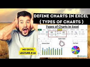 MS Excel Lecture 16 | Charts | How Many Types of Charts | Pie | Bar | Column Charts