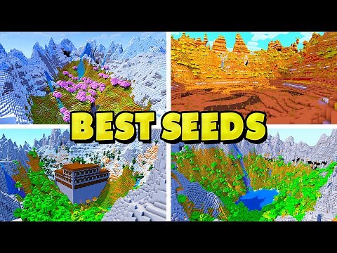 Top 20 BEST MOUNTAIN SEEDS For Minecraft 1.20.6! (Java & Bedrock)