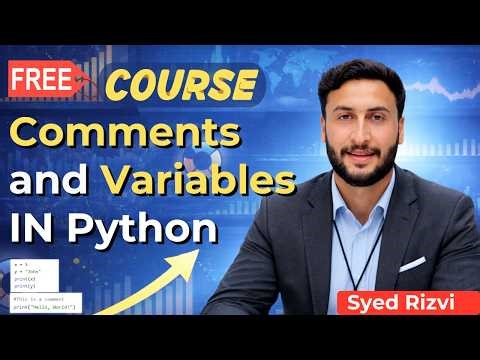 Comments in Python | Variables in Python | Python Tutorial for Beginners | Comments and Variables