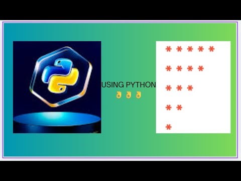 HOW TO DRAW TRIANGLE WITH STAR OR ASTERISK USING PYTHON👌👌👌👌