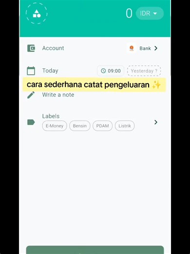 sederhana tapi bikin kamu bijak kelola uang #moneymanager #expensetracker #budgetingapp #kelolauang