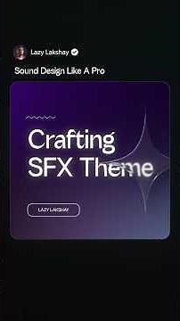 Crazy SFX Secret For Cinematic Sound Design #editingtechniques #videoeditingtips