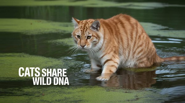 🧬🐱 House Cats Share DNA With Tigers 🐅