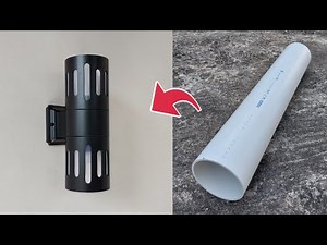 DIY Wall Decoration Lights from Vinilon PVC Pipes