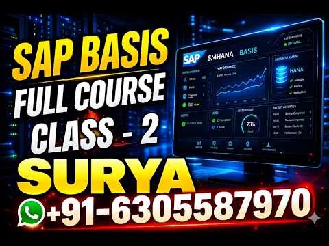 Learn SAP BASIS from Scratch | S/4HANA + HANA DB Full Course - Day 2