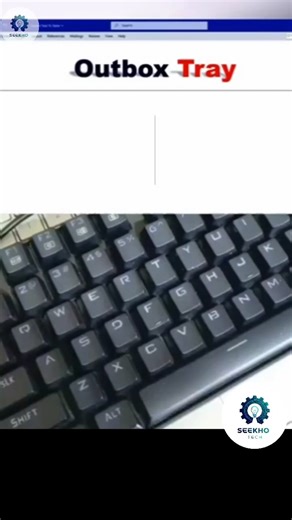 outbox tray 😱 short key in msword | #windows #computerkeyboard #mstechtricks #msword #computer #key