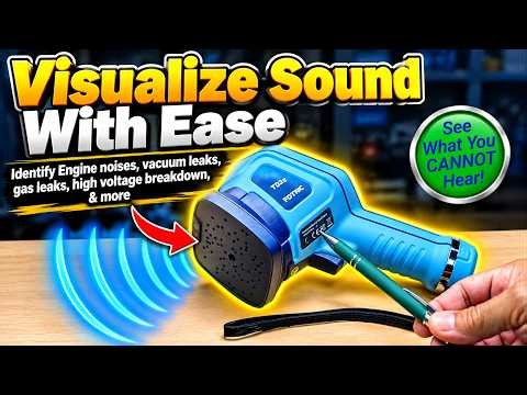 EASILY Visualize Sound ~ Identify Auto, Electrical, HVAC, & Plumbing Issues!