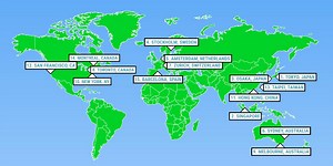 Animated map shows the 15 safest cities in the world