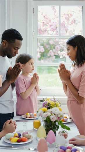 Family Easter Prayer | Blessing the Meal Together
