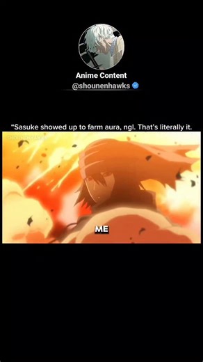 Shounen Hawks on Instagram: "Sasuke 🥶 Anime – The Last: Naruto the Movie Seasons – Movie Episodes – N/A IMDb/MAL – 7.7 / 8.1 Genre – Action | Adventure | Romance | Fantasy Streaming – Netflix | Amazon Prime (varies by region) Premise: Set after the Fourth Great Ninja War, peace has returned to the shinobi world—but a new threat emerges when the Moon begins to fall toward Earth. As humanity faces extinction, Naruto Uzumaki is drawn into a final mission that tests not just his strength, but his h