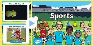 Sports Through the Binoculars PowerPoint Game