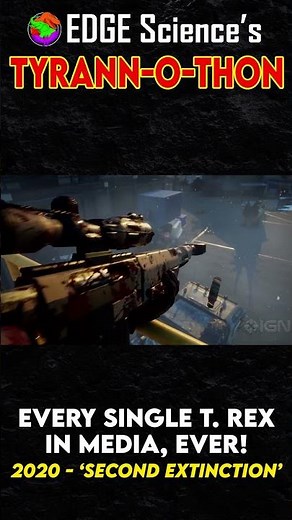 Every T.rex In Media, Ever! - 2020 - 'Second Extinction' | Tyrann-O-Thon #shorts