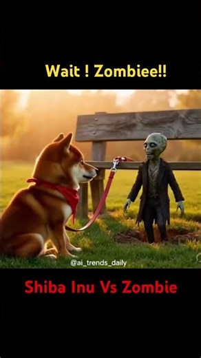 Ultra Cute Shiba Inu Vs Tiny Zombie