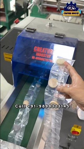 High Speed Single Pouch Packing Machine | Automatic Flow Wrap Packing Machine #Flowrap #ytshort