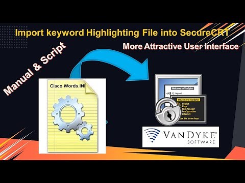 SecureCRT Keyword Highlighting || Manually and by Script