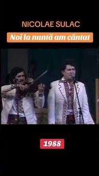 Nicolae Sulac - Noi la nunta am cantat 1988 #muzicabuna #recommended