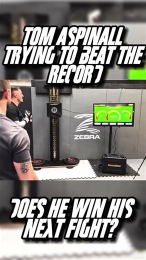 Can Tom Aspinall Beat Francis Ngannou’s Punch Machine Score 🤯