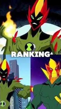 Ranking Swapmfire Designs in Ben 10 #ben10 #swampfire