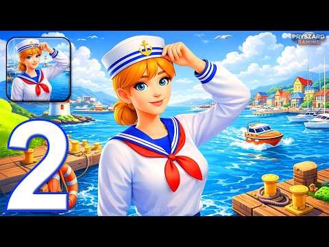 Harbor Life Idle - Gameplay Walkthrough Part 2 - New Ships Unlocked (iOS, Android)