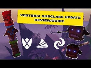 New Vesteria Subclass Update Guide!