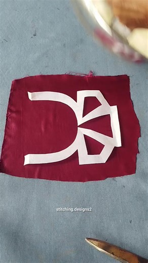 New beautiful neck design, full stitching tutorial ✂️ #neckdesign