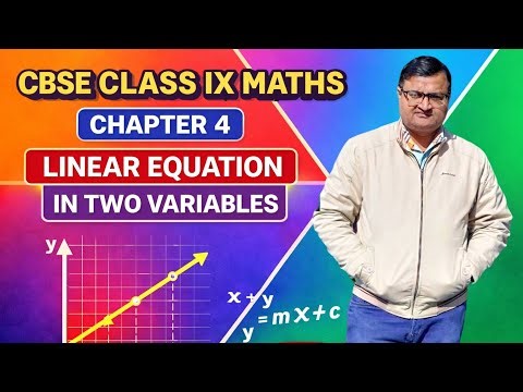 #CBSE #CLASS #9 MATHS #CHAPTER-4 LINEAR EQUATION IN TWO VARIABLES