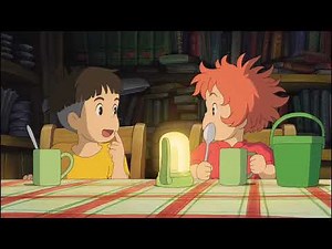 Ponyo Sosuke Boat The Movie (2009) Sawatari Fast Forward Scene