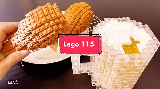 Creative Lego Fried Chicken Model Tutorial