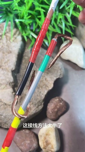 Professional Live Wire Connection Method For Safe And Strong Wiring #shortvideo #wireworks