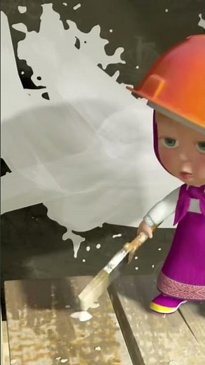 When Kids Help Out… 🏠🛠 #HomeImprovement #MashaAndTheBear #Shorts #cartoonforkids #kids