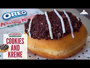 Krispy Kreme® Oreo® Cookies and Kreme Doughnut Review! | 🍩😒