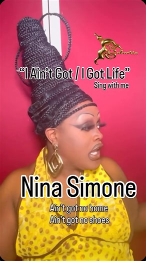 ✌🏿🦋💖Thee Suburbia America💖🦋✌🏿 on Instagram: "@ninasimone Festival Era. Ain’t got no home, ain’t got no shoes… but she had a dress exactly like this. This outfit is inspired by what she wore at the 1969 Harlem Cultural Festival! Nina showed up, looked the crowd dead in the face, and basically said “Wake up!” She performed “I Got Life” with more electricity than ConEd, and the audience ascended. Truly floated. After this era, Nina decided she was done with festivals. Finished. Retired from t