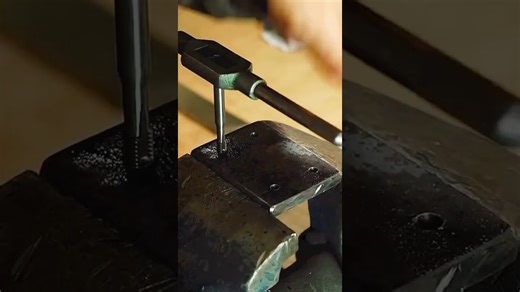 I made my katana sword from titanium | Part 2 #Shorts + The process of making a katana handle | #Shorts