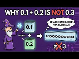 Why 0.1 + 0.2 is NOT 0.3 (Floating Point Math Explained)
