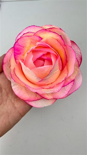 DIY JOY on Instagram: "These gorgeous PAPER FLOWERS are practically FREE to make, and the secret material is just toilet paper! 🧻 They turned out better than I ever expected! This easy craft is perfect for a fantastic gift wrapping idea. Comment "TP" for the supply list and full tutorial. #DIY #PaperFlowers #Crafts #easydiy #GiftWrapping #PaperCraft"