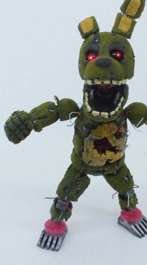 springtrap costume tutorial #fivenightsatfreddys #TikTokHalloween #fivenightsatfreddy #custom #mejorandofiguras #mejorandojuguetes #bootleg #fredyfazbear #fnaf #juguetesfnaf #peliculafnaf #fnaf