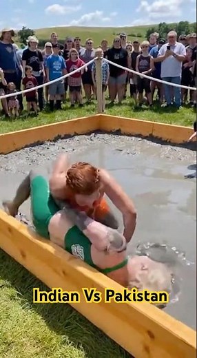 Girls mud wrestling championship💥 part 31 | PAKISTAN VS INDIA #wrestling #wwe #womenssports