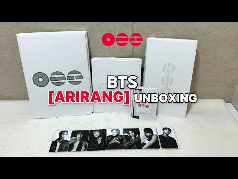 [UNBOXING] BTS THE 5TH [ARIRANG] All version album unboxing📦 | EVENT🎁 | HYBE YONGSAN POP-UP POB