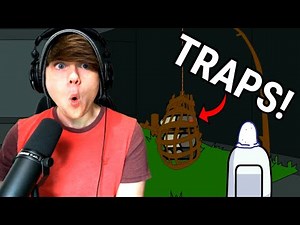 Among Us But Impostor Can Set Traps ‪@STAStudios‬ REACTION!