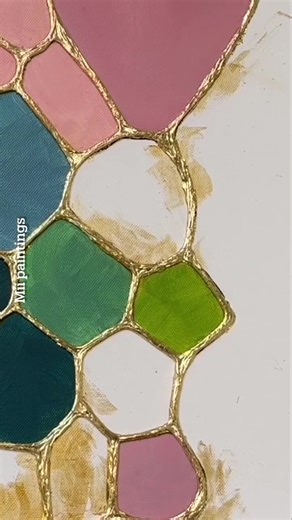 68K views · 2.4K reactions | This relief painting started my whole new obsesion with relief art. Since then, I’ve had so much fun with this technique. If you’d like to learn from me how I do this step by step with showed materials and products, I’ll be happy to teach you in my Patreon tutorial (visible to silver and gold artists or as a one time access). Link is in the comment under this video. #painting #colourful #gold #create #artist #paint #love | Mii.paintings | Facebook