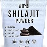 WHYZ Shilajit Powder, 50g(1.7 oz), Shilajit Pure Himalayan Mineral with Fulvic Acid Powder, Pure Shilajit and Fulvic Minerals Compound for Immune Support and Energy Supplement, 200 Servings