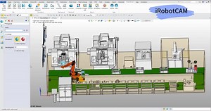 如何快速实现机器人上下料的自动化设计与调试，国产机器人离线编程软件iRobotCAM来了
