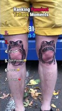 You’ve Never Seen Tattoos Like These#fyp #foryou #tattoos #humor #funnyvideos
