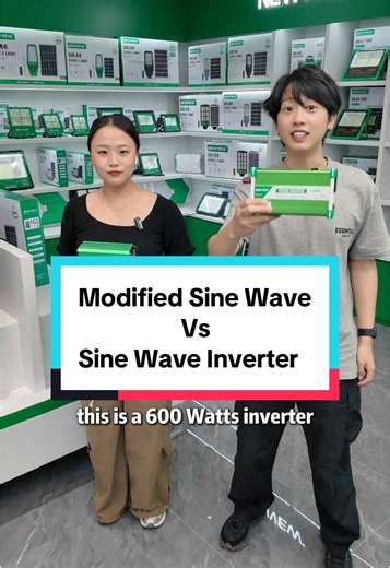 Do you know the differences between a modified sine wave inverter and a sine wave inverter?#newvew #inverter