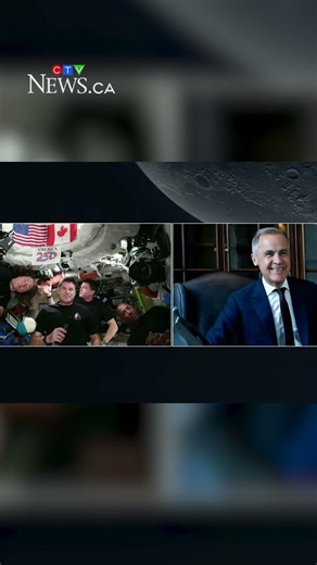 'Canadians are so proud of you,' Carney tells Artemis II in French