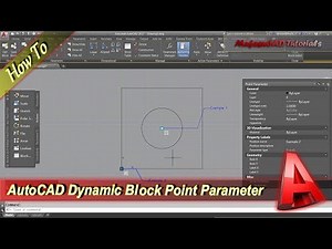 Autocad Tutorial Dynamic Block Point Parameter