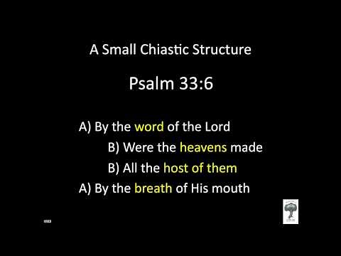 1) What is a Chiastic Structure?