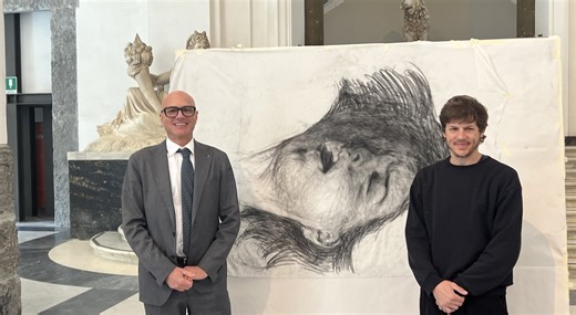 Al Museo Archeologico Nazionale di Napoli la sirena Parthenope di Francisco Bosoletti
