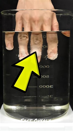 Hot Ice Experiment ❄️🔥 Hand Freezes But Feels Hot! #shorts